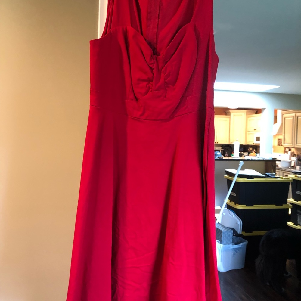 Torrid red pinup style cocktail dress